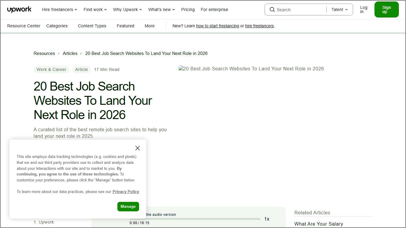 20 Best Job Search Websites To Land Your Next Role in 2026 - Upwork