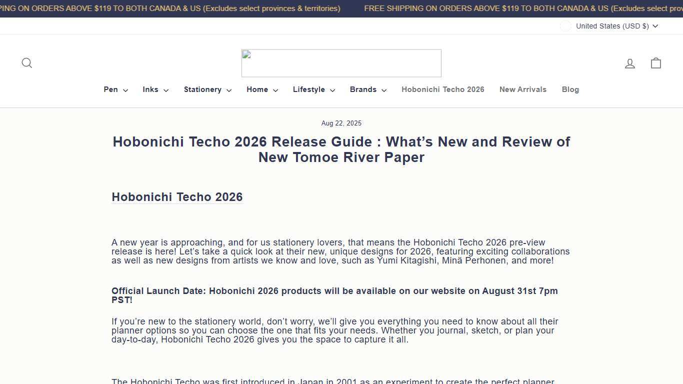 Hobonichi Techo 2026 Planners Guide and Paper Reviews - New Designs Introduction – Buchan's Kerrisdale Stationery