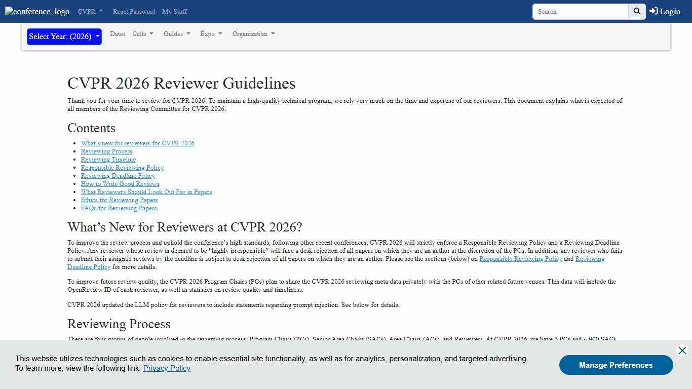 2026 Reviewer Guidelines